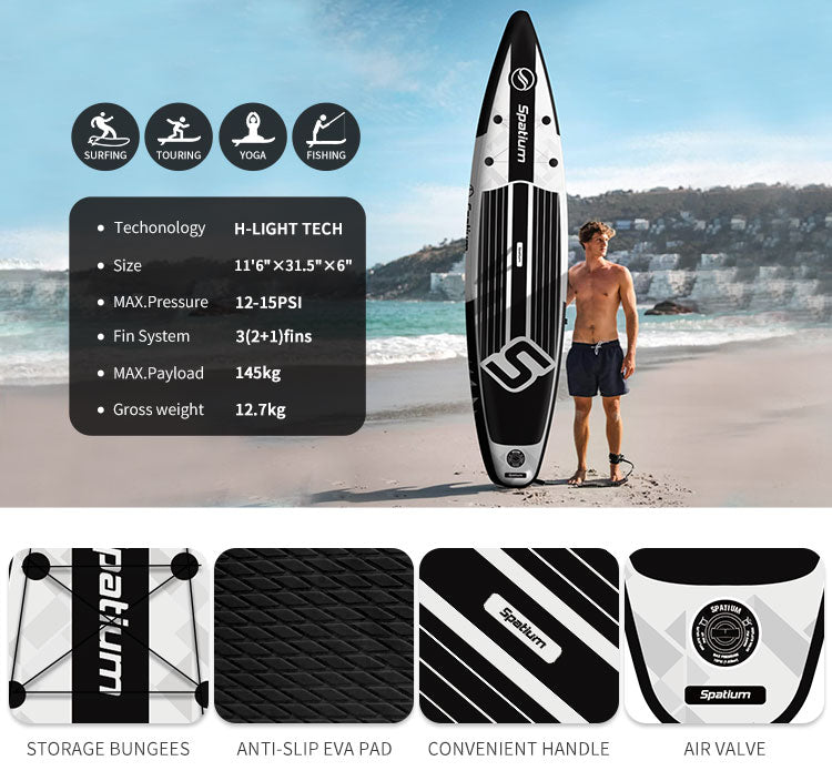 Inflatable Stand Up Paddle Board/Non-Slip Surf Board