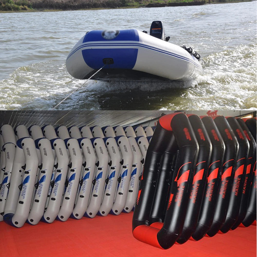 Inflatable Boat Fishing Kayak PVC Wear-resistant Foldable Air Rowing for 1-5 Person Dinghy Canoe Outdoor Water Sports