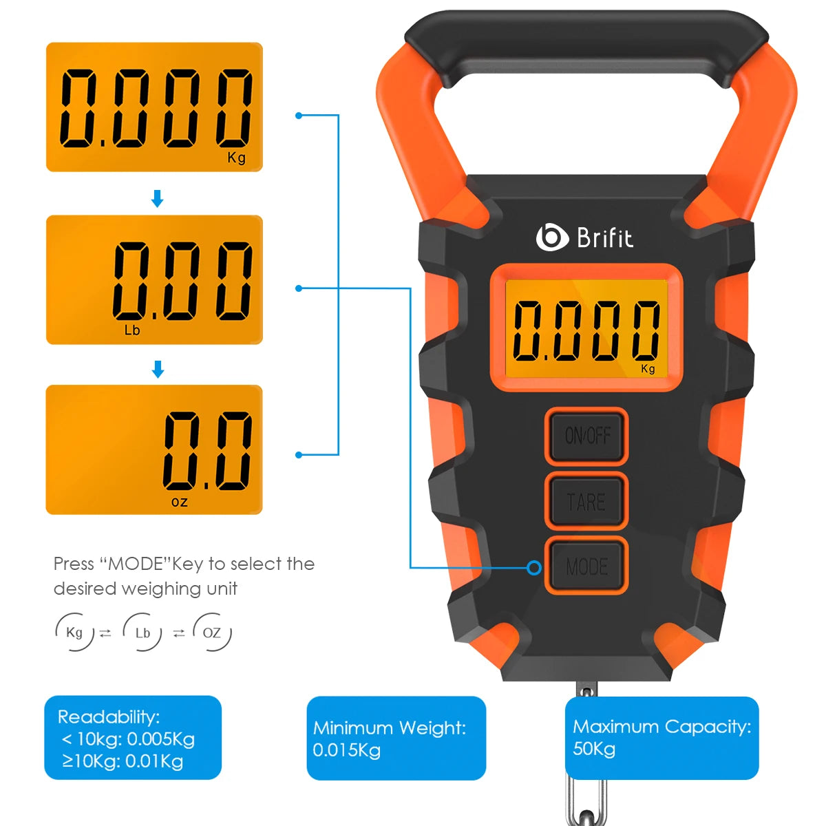 Digital Fishing Scale with Ruler, Portable Travel Luggage Weighing Scale or Digital Fishing Scale