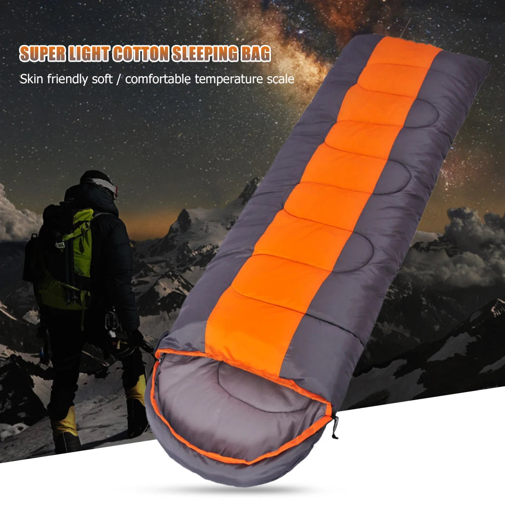 Camping Sleeping Bag, Travelling Easy Carrying Outdoor Ultralight Windproof Sleep Bag for Travel, Hiking