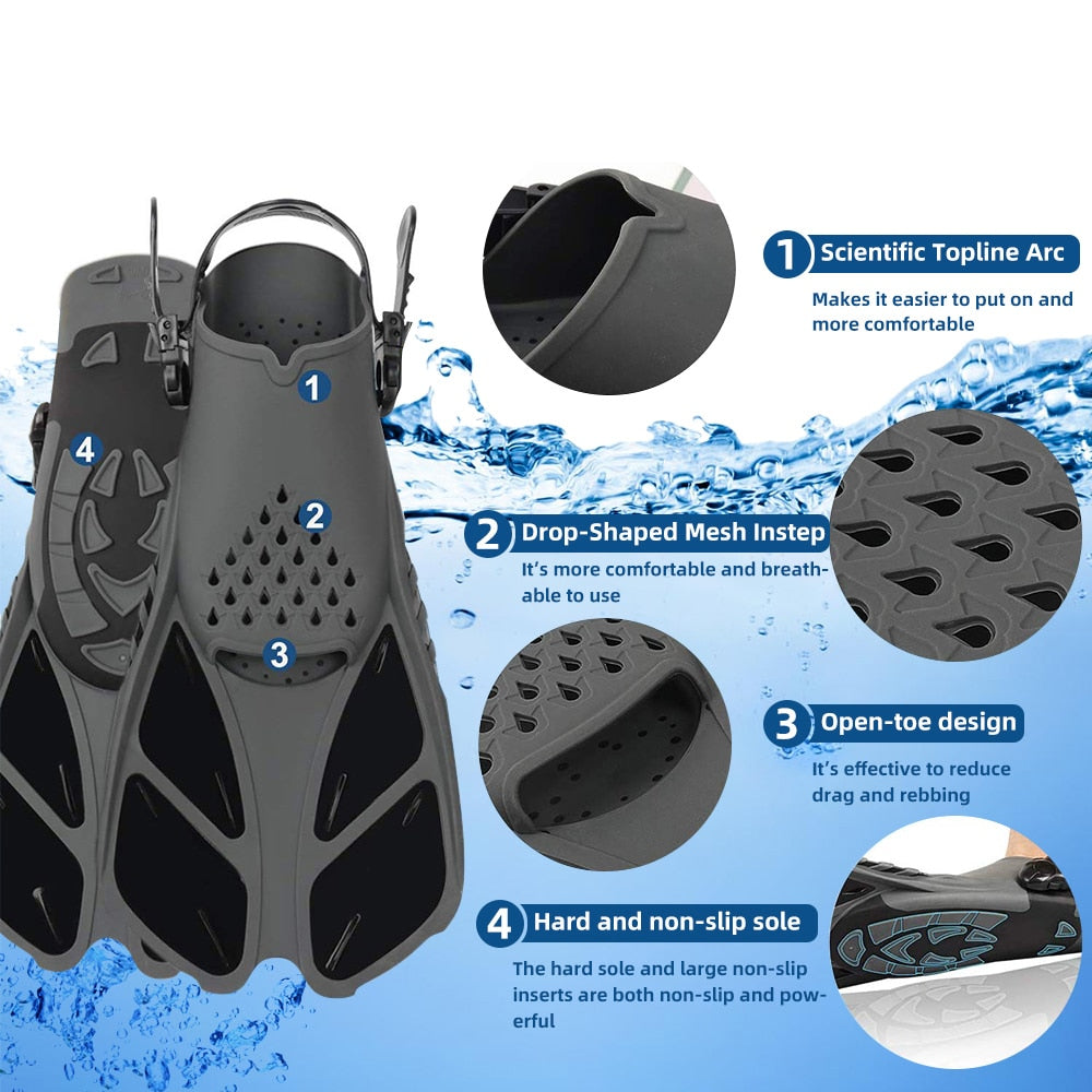 Adjustable Swimming Fins