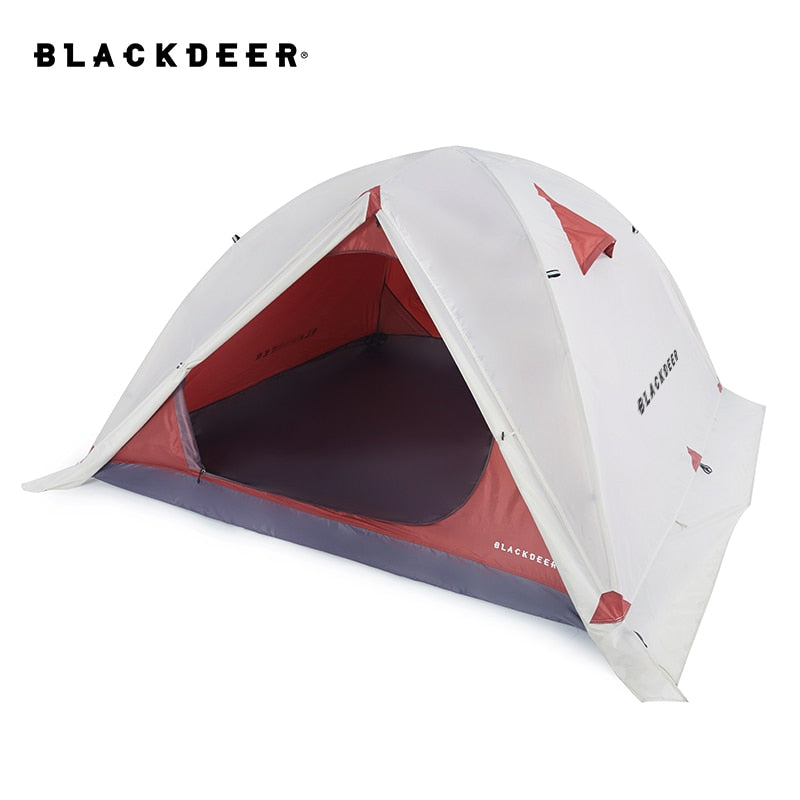 Outdoor Camping Double Layer Waterproof 4 Season Tent With Snow Skirt