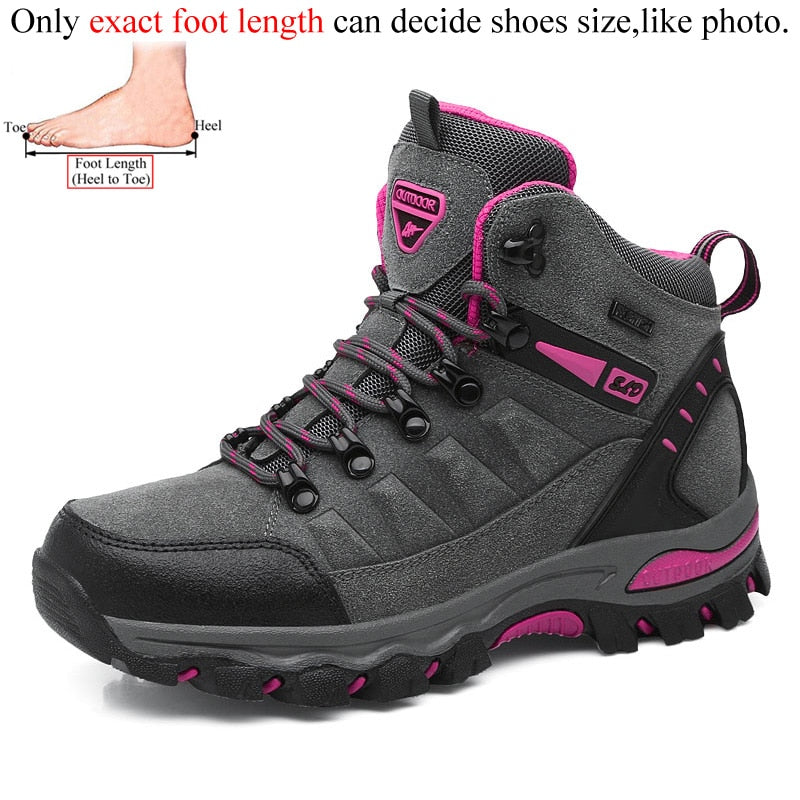 Winter Women's Outdoor Trekking Boots Hiking Shoes