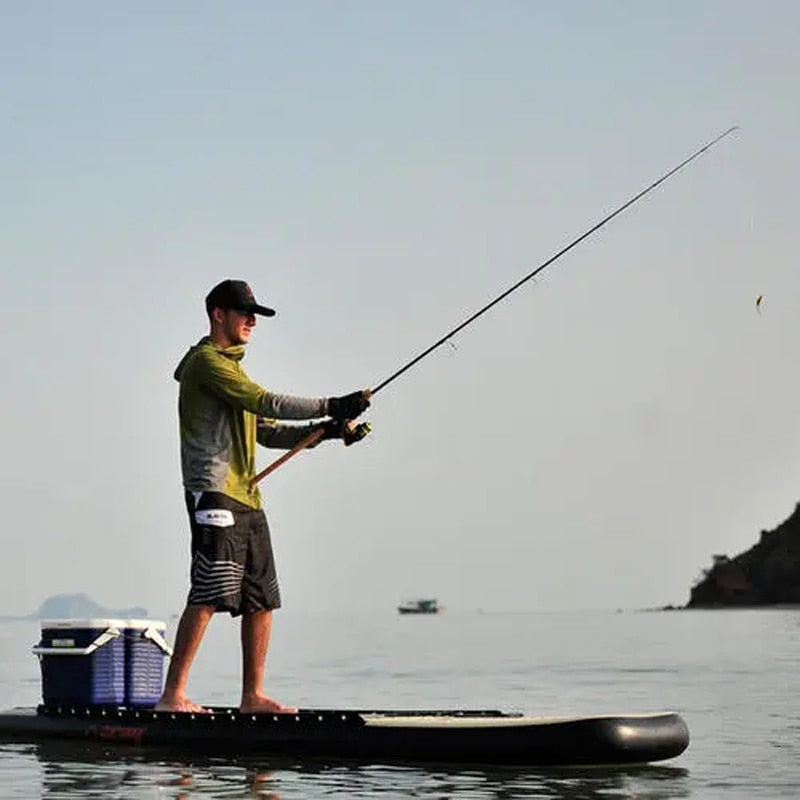 Inflatable stand up paddle board for fishing