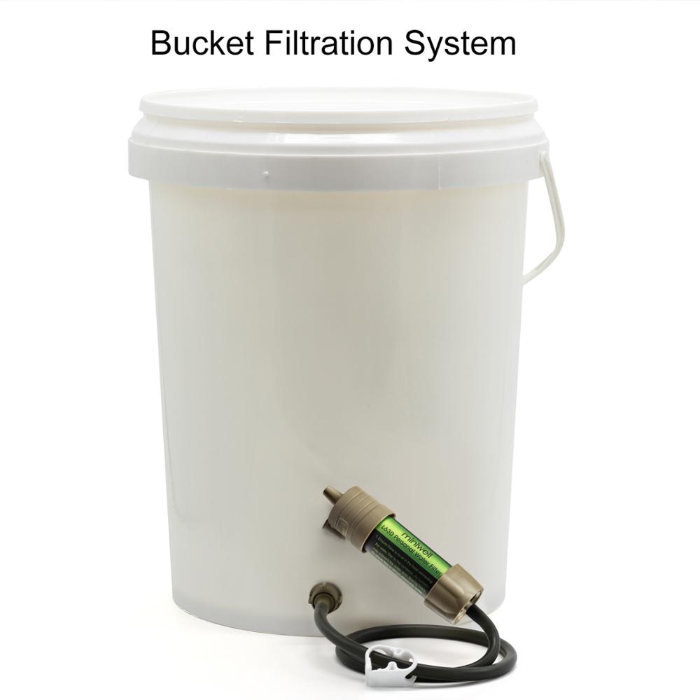 Portable Camping Water Filter System with 2000 Liters Filtration Capacity