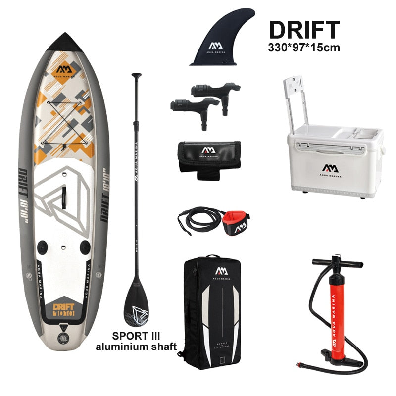 Inflatable stand up paddle board for fishing