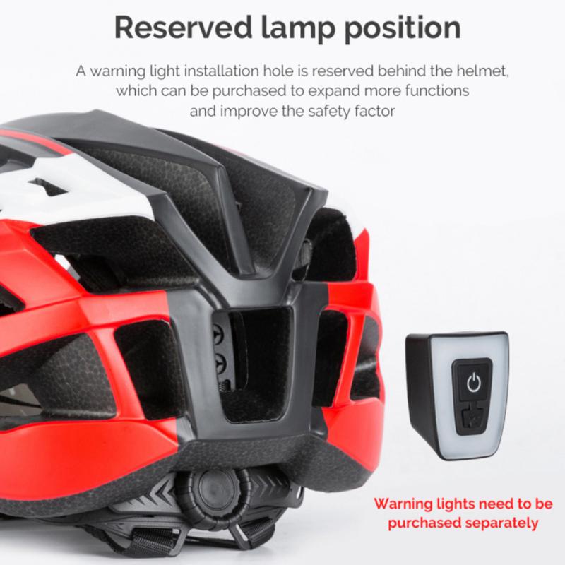 Bike Helmet with Light and Camera Slot