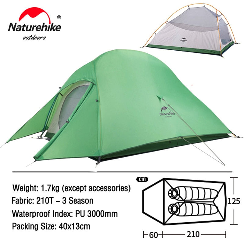 3 Person Ultralight Waterproof Camping Tent