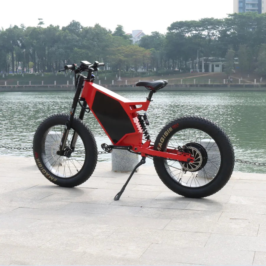 On Sale High carbon steel 3000w 5000w 8000w Electric Bicycl, Enduro Frame Ebike, Closed Ebike Frame Full Suspension Carbon Steel