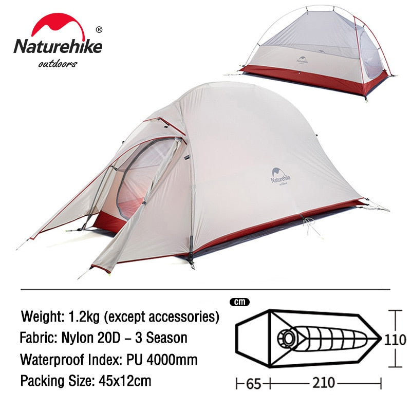 3 Person Ultralight Waterproof Camping Tent