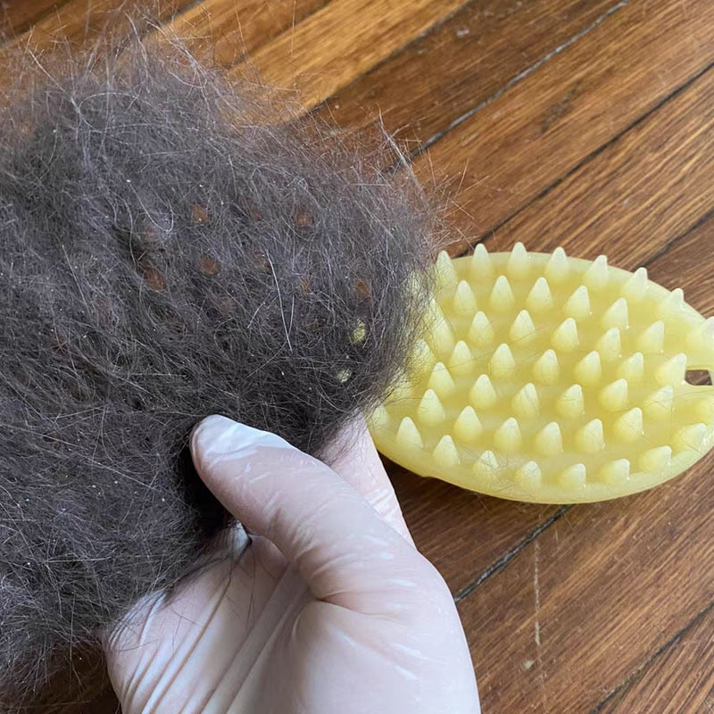 Dog Cat Massage Cleaning Brush