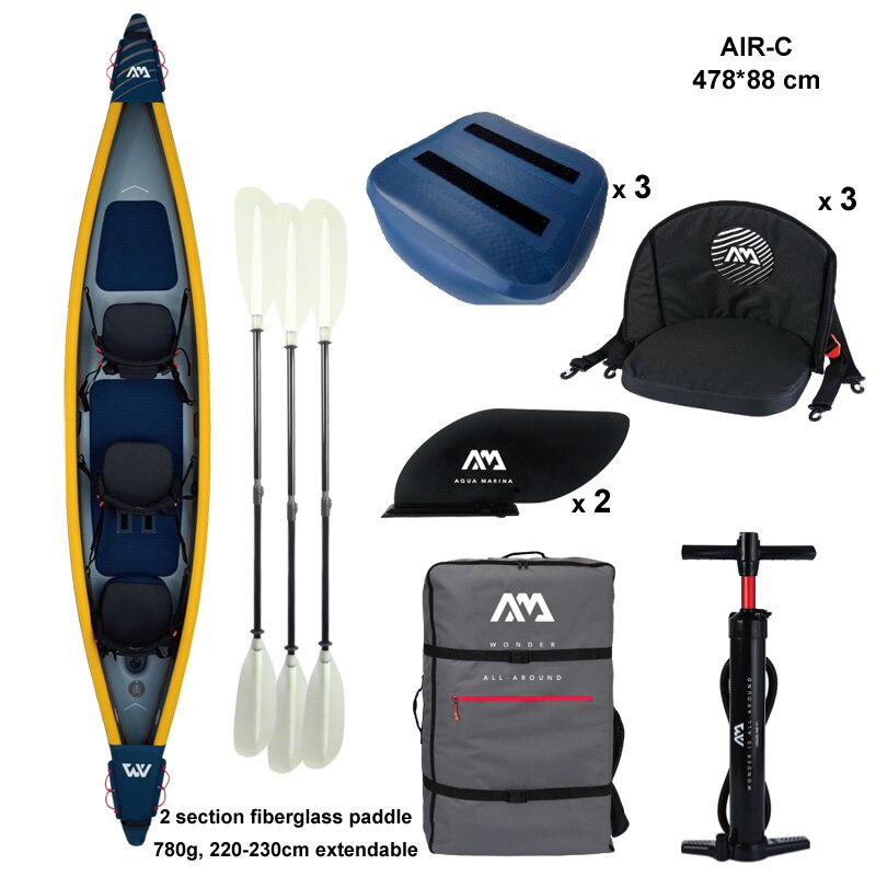 2023 new AQUA MARINA TOMAHAWK  inflatable kayak