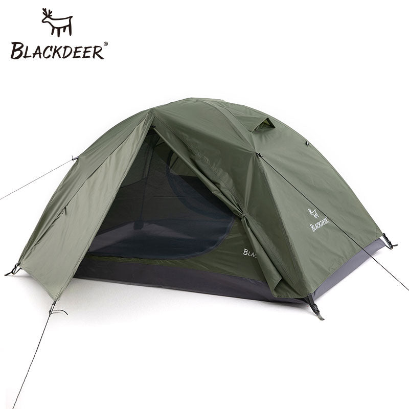 Outdoor Camping Double Layer Waterproof 4 Season Tent With Snow Skirt