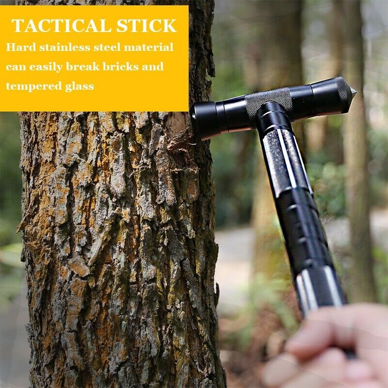 Hiking and Trekking Poles, Outdoor Camping Multi Tool Kit, Survival Self Defense Tools