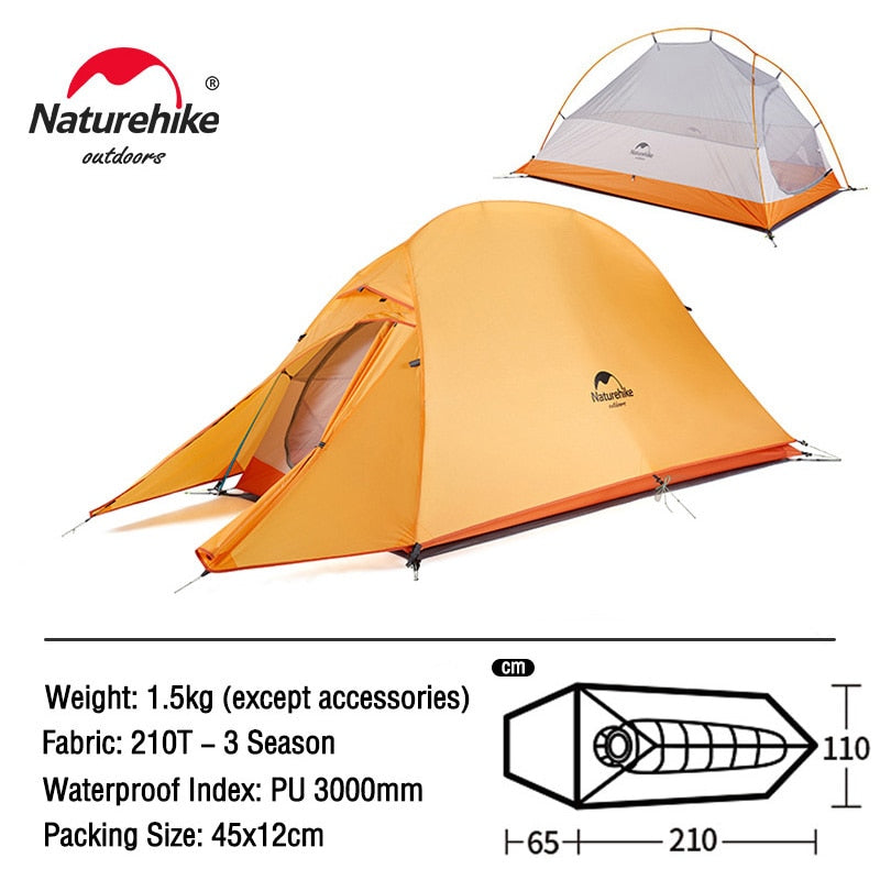 3 Person Ultralight Waterproof Camping Tent