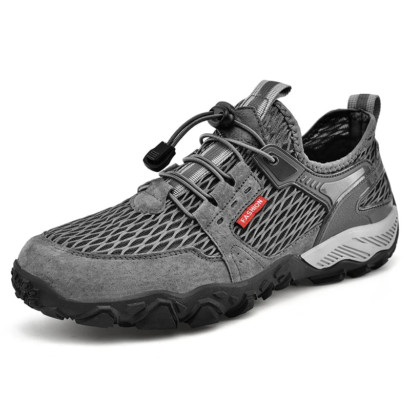 Soft Hiking Shoes, Summer Breathable Mesh Sneakers, Light Hike Footwear, Walking and Climbing Shoes