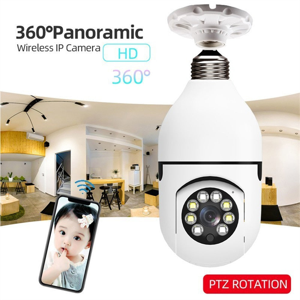 Wifi Night Vision Auto Rotating Surveillance Camera