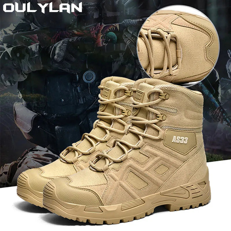 Camping Training Shoes Combat Desert Ankle Boots Army Tactical Boots