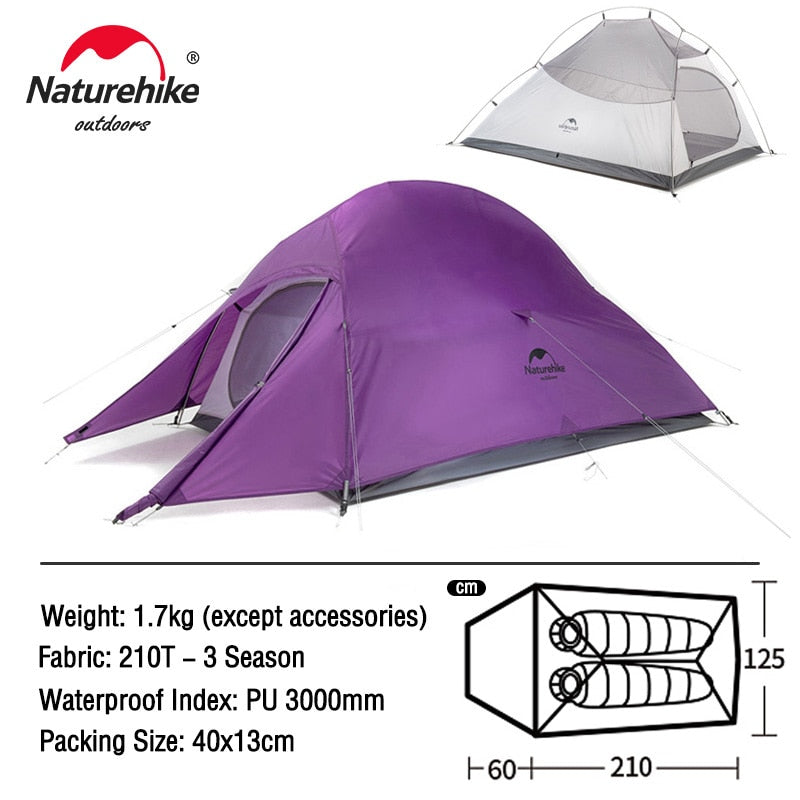 3 Person Ultralight Waterproof Camping Tent