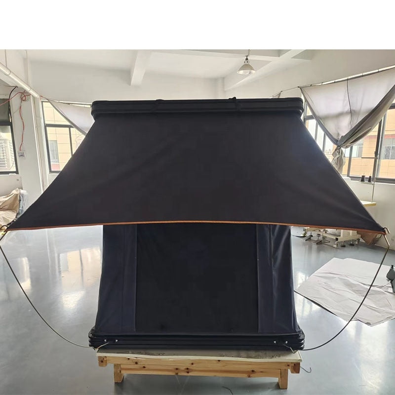 Hard shell aluminum roof tent, Solar panel roof frame