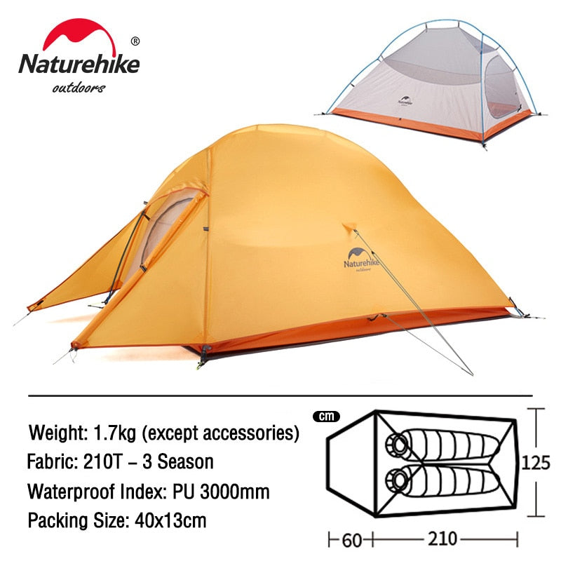 3 Person Ultralight Waterproof Camping Tent