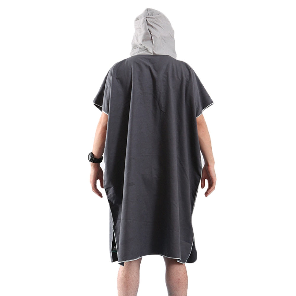 Adult Surfing Swimming Changing Robe/Towel, Beach Poncho