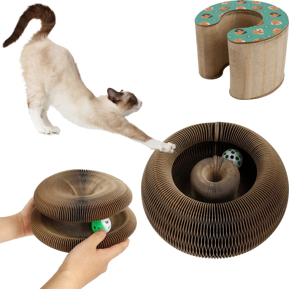 Foldable Magic Organ Cat Scratching Board