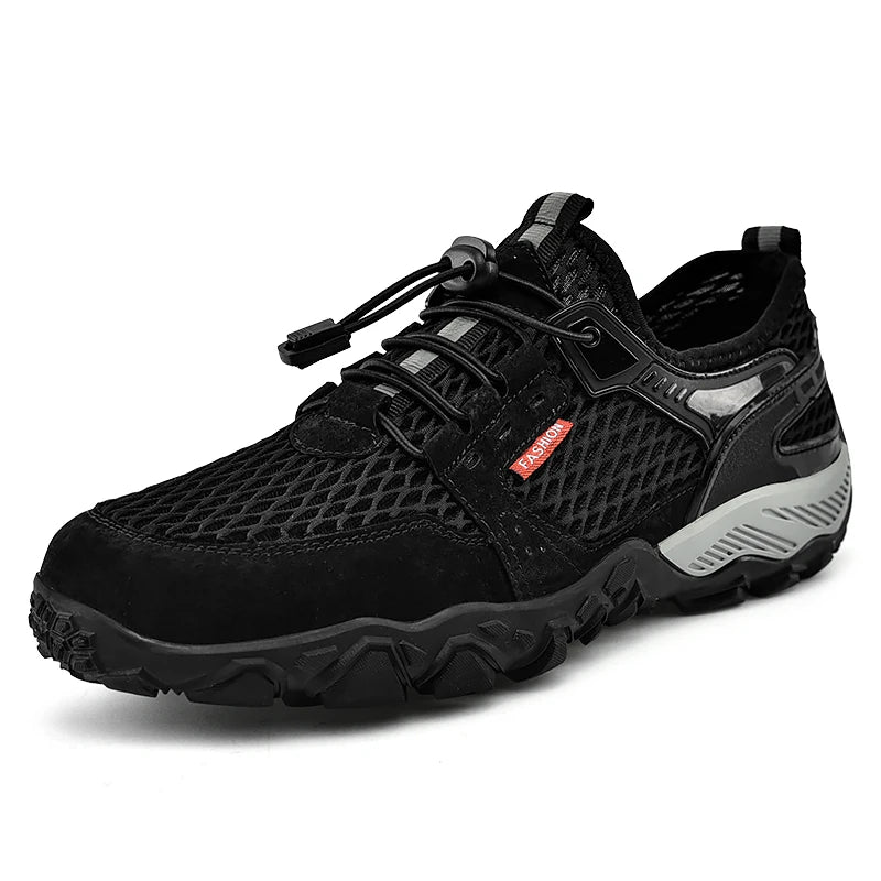 Soft Hiking Shoes, Summer Breathable Mesh Sneakers, Light Hike Footwear, Walking and Climbing Shoes