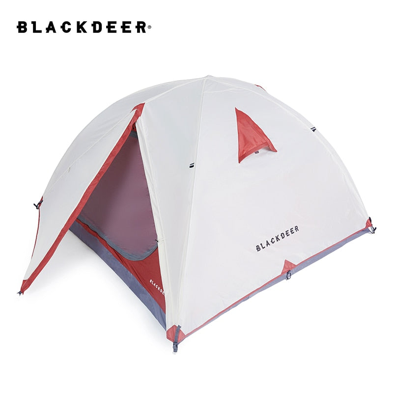 Outdoor Camping Double Layer Waterproof 4 Season Tent With Snow Skirt