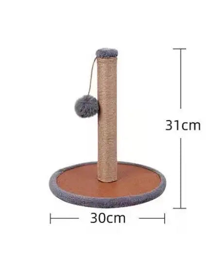 Rope Cat Scraper, Scratching Post Kitten Pet Jumping Tower Toy with Ball. Cats Sofa Protector Climbing Tree Scratcher Tower