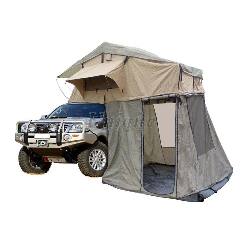 Soft Shell 4 Person Roof Top Tent, Outdoor SUV Car Tent, Overland Camping Traveling