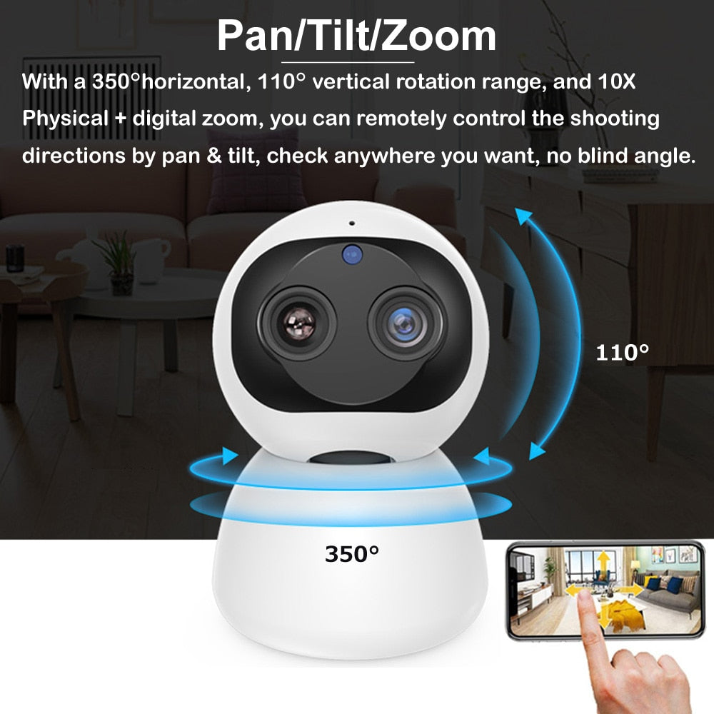 Indoor WiFi Smart Home Security Baby Pet Video Monitor Cam