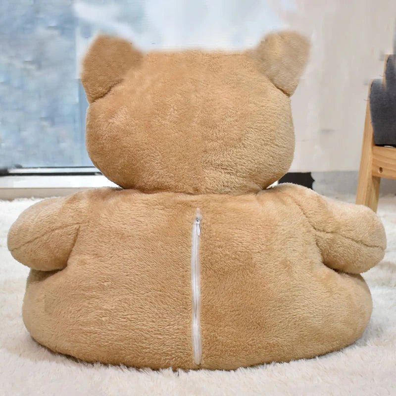 Super Soft Dog Bed, Cute Winter Warm Bear Hug Cat Bed,  Semi-closed Puppy Kitten Plush Nest Cushion, Dog Sofa, Pet Supplies