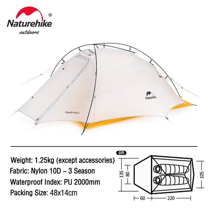 3 Person Ultralight Waterproof Camping Tent