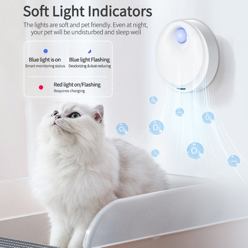 Smart Cat Odor Purifier For Cat Litter Boxes