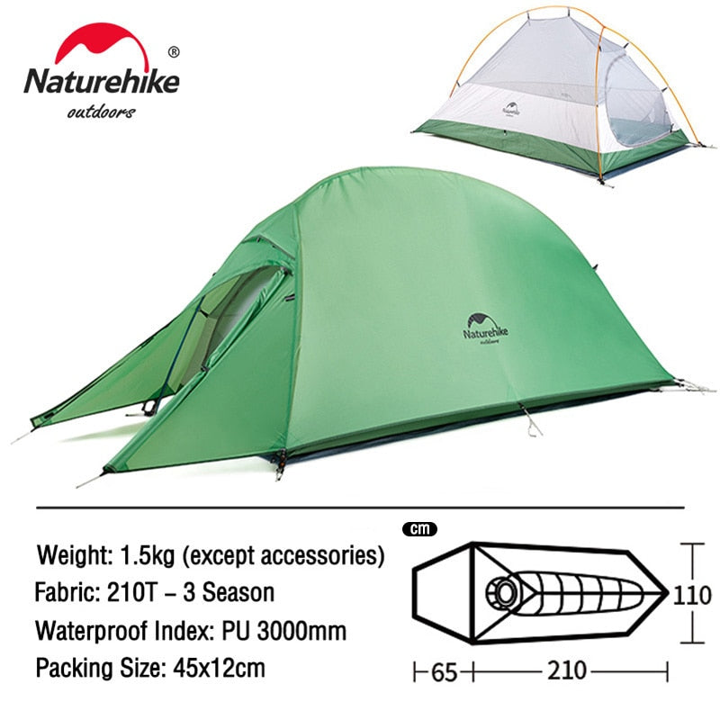 3 Person Ultralight Waterproof Camping Tent