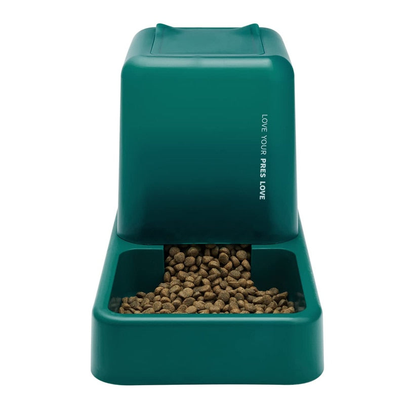 Large Capacity Automatic Gravity Dog Feeder Water Dispenser