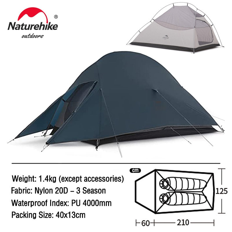 3 Person Ultralight Waterproof Camping Tent