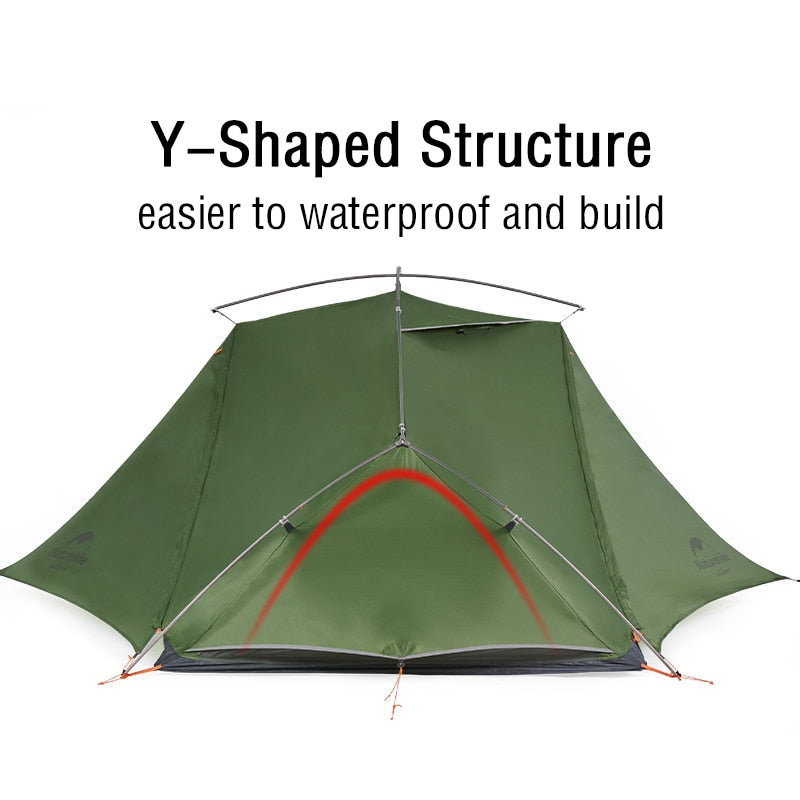 Ultralight 1-2 Person, Waterproof, 4 Season Camping Tent, Beach Shelter