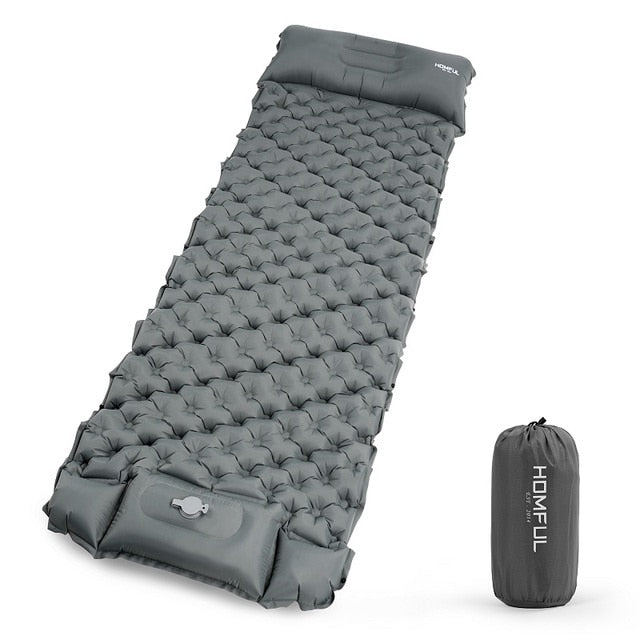 Outdoor Sleeping Camping Inflatable Mattress with Pillows - youractivewellnessshop