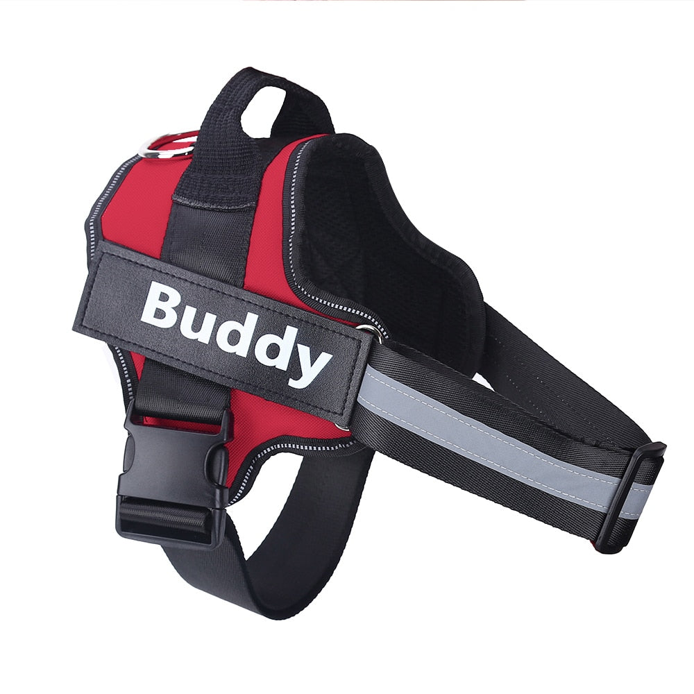 Personalized Reflective Breathable Dog Harness