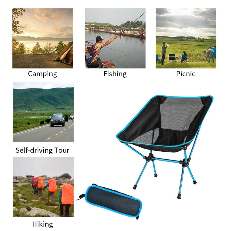 Detachable Folding Ultralight Outdoor Camping Chair - youractivewellnessshop