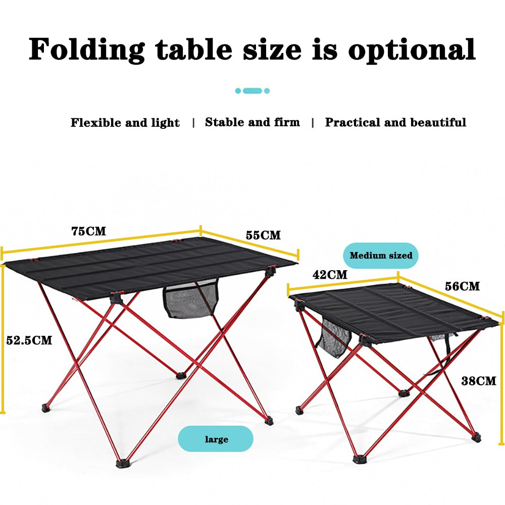 Portable Foldable Camping Table - youractivewellnessshop