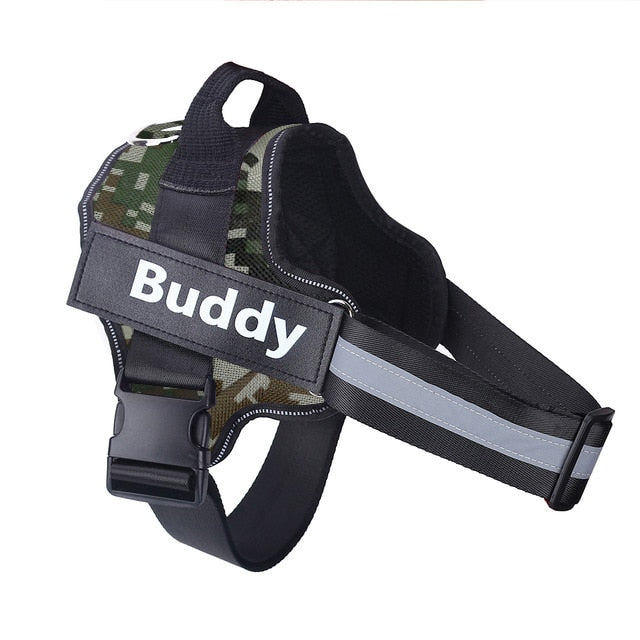 Personalized Reflective Breathable Dog Harness