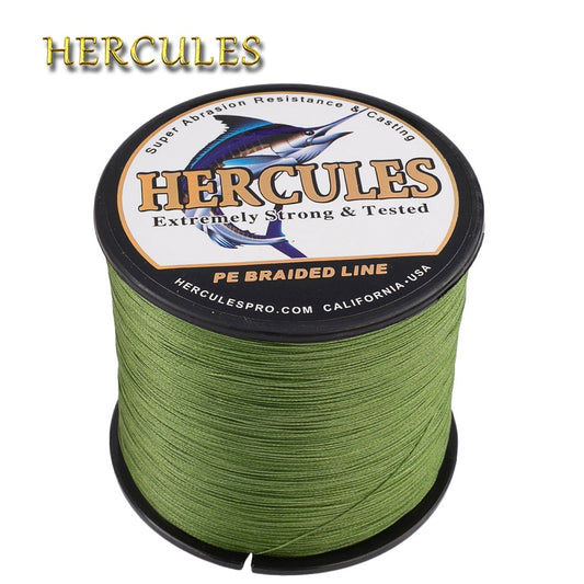 Hercules Fishing Line 8 Strand Braided Multifilament 10-300LB