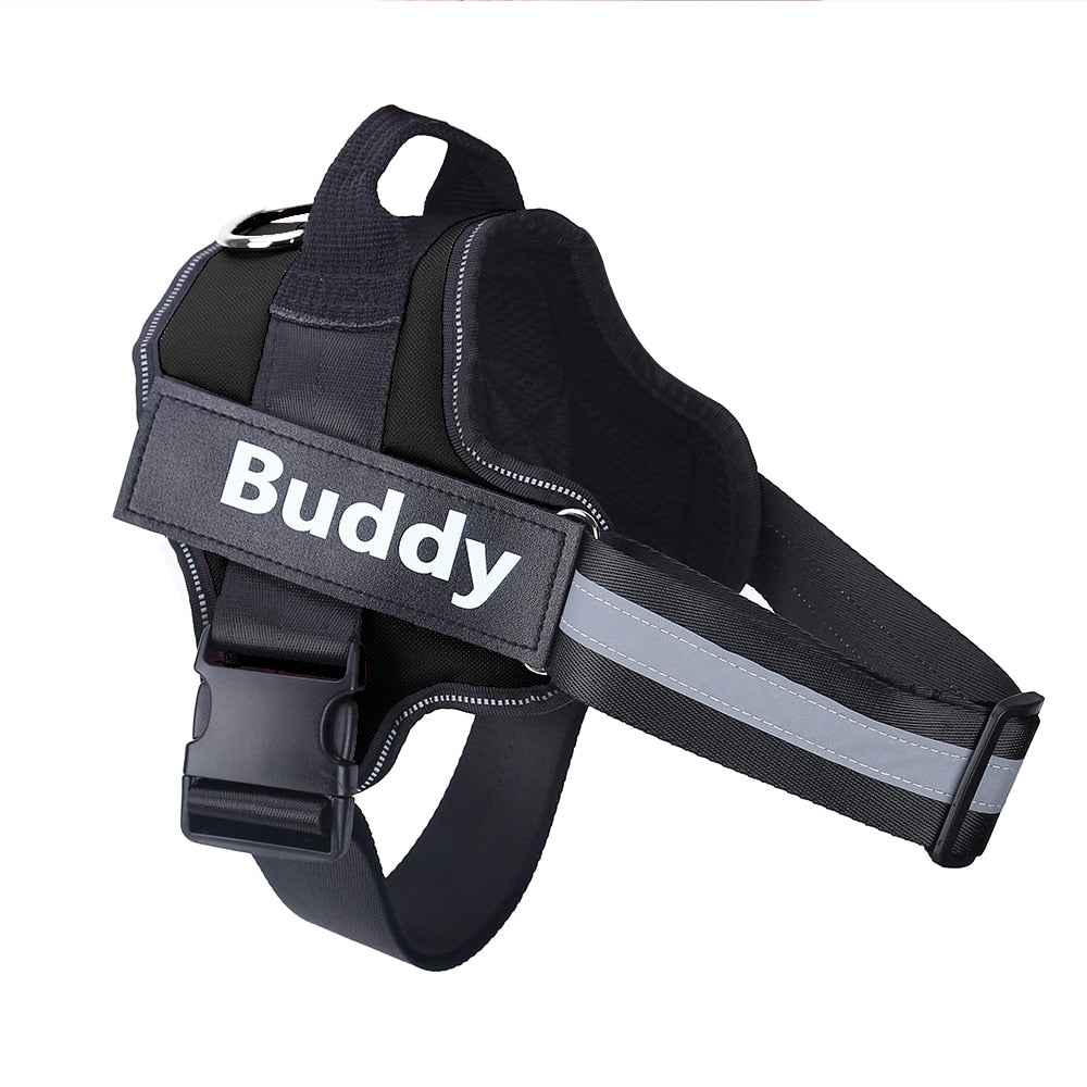 Personalized Reflective Breathable Dog Harness