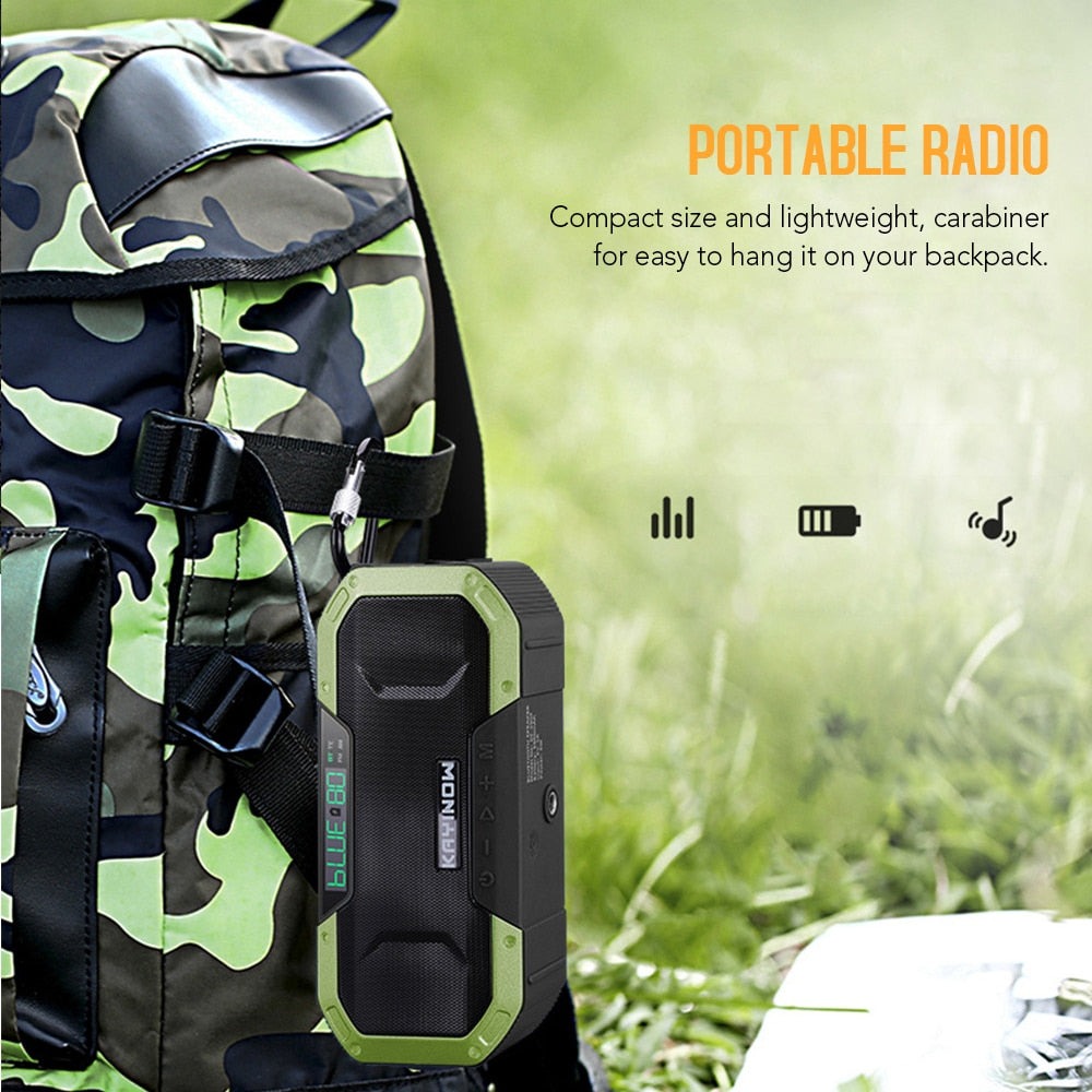 Portable Emergency Survival Solar Hand Crank Flash Light Camping Radio - youractivewellnessshop