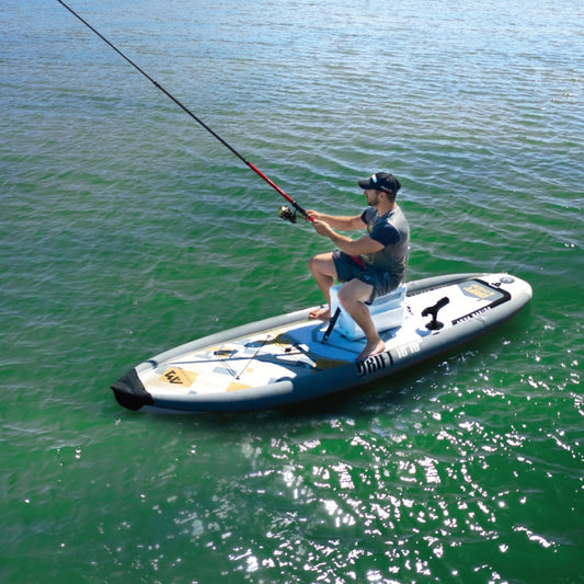 Inflatable stand up paddle board for fishing