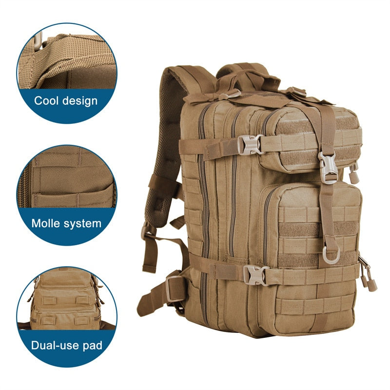 Military Tactical Backpack - youractivewellnessshop