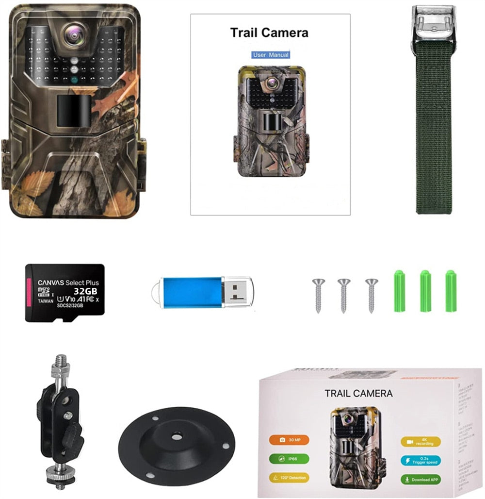 Wildlife Monitoring Waterproof Trail Camera - youractivewellnessshop